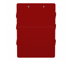 4-Fold ISO Clipboard - Red